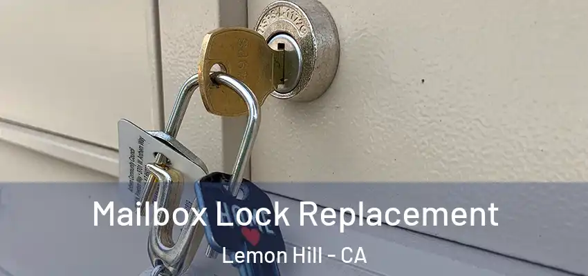  Mailbox Lock Replacement Lemon Hill - CA